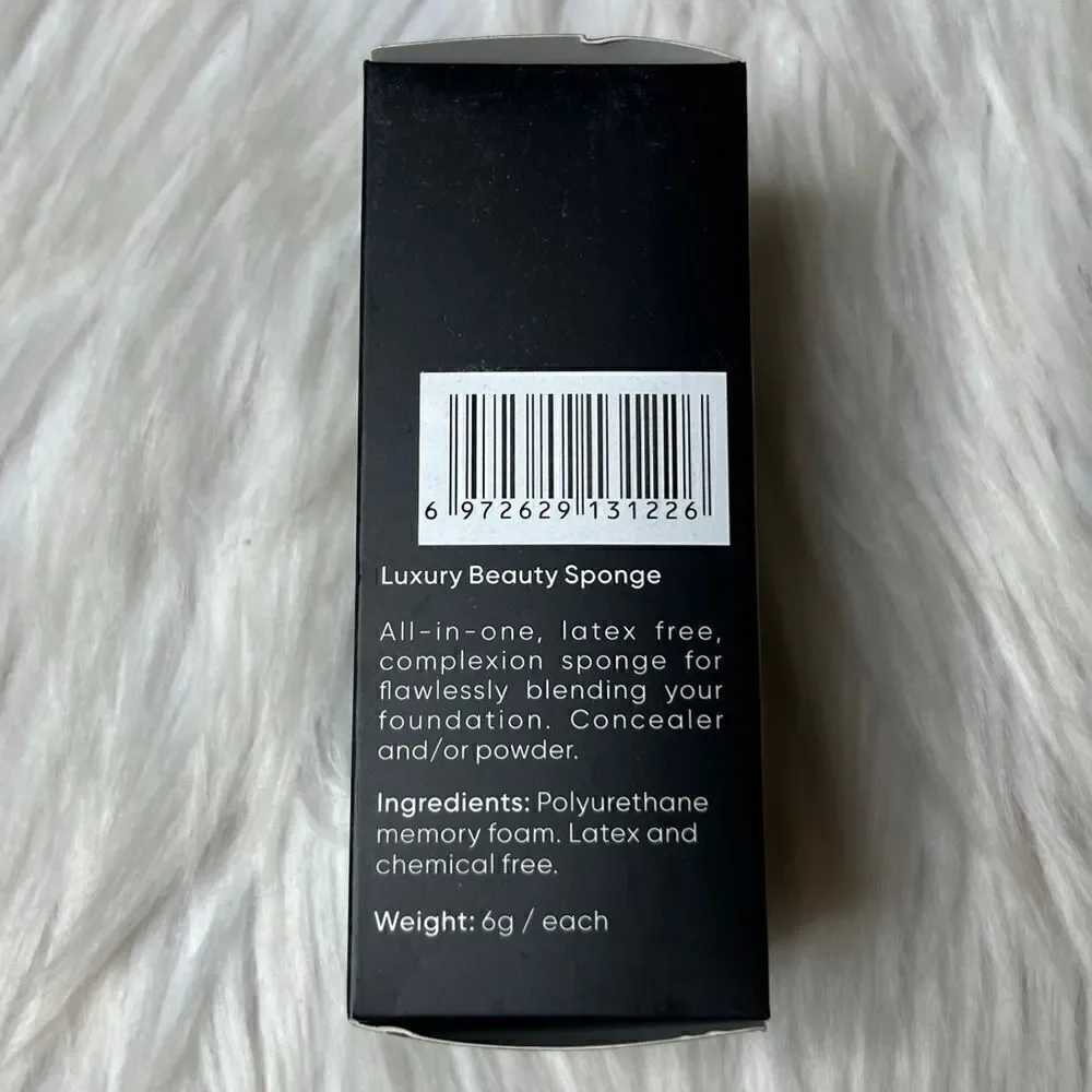 Elaina Badro Luxury Beauty sponges Black & Grey Set of 2